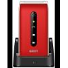CELLULARE SAIET VANTO COLORE ROSSO DISPLAY 2.4" A COLORI, BT,FLIP ATTIVO,TASTI CARATTERI GRANDI